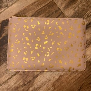 Katie Loxton Pink and Gold Pouch
